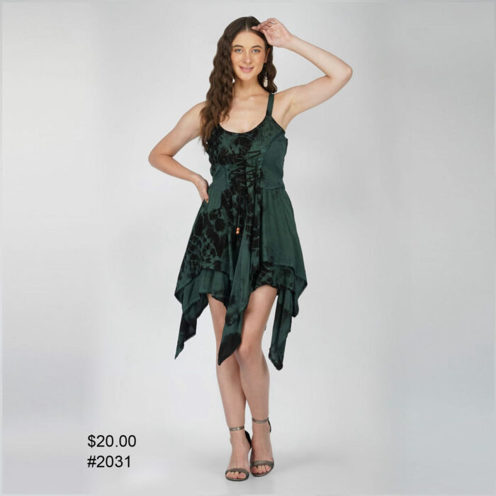 #2031 Dress Victorian Tye Dye